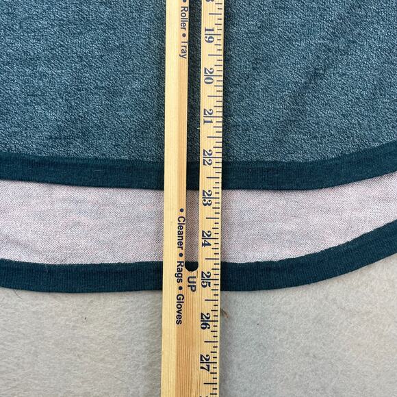 Smartwool Shadow Womens Sz M Colorblock Crew Sweater Pine Green - Picture 10 of 10